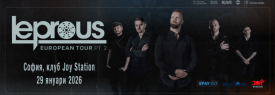 Leprous, Ihlo & Crystal Horizon live in Sofia